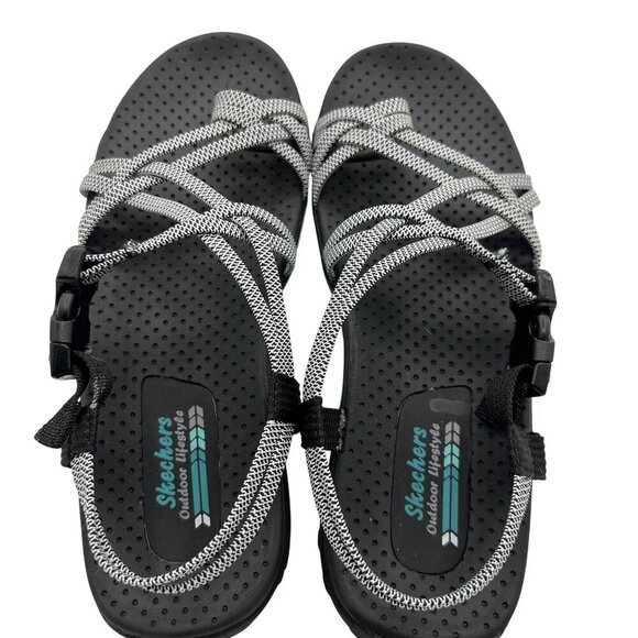 Skechers Outdoor Reggae Lifestyle 8 Adj Sandals Comfort Gorpcore Shoes Hiking - Picture 5 of 12